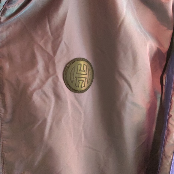 Adidas Pullover 1/4 Zip Windbreaker Jacket Iridescent Color Shift Women's Size S - Picture 4 of 15